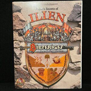 Dungeons & Dragons Birthright Players Secrets Of Ilien TSR 3108 NEW Book Guide